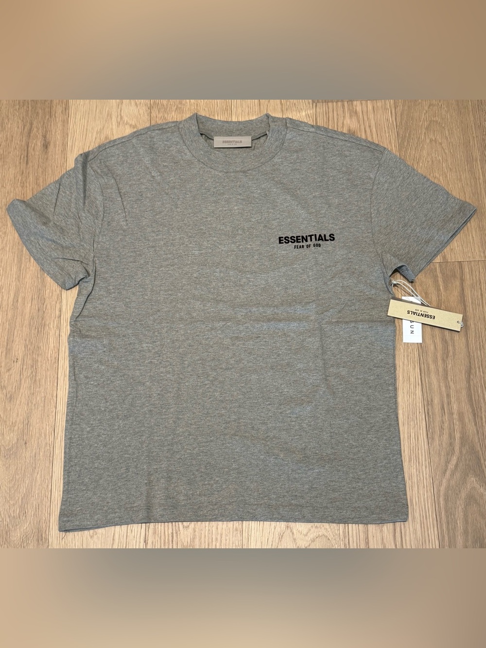 Fear of God Essentials T-Shirt SS22 Dark Oatmeal Gray - Size S/M/L